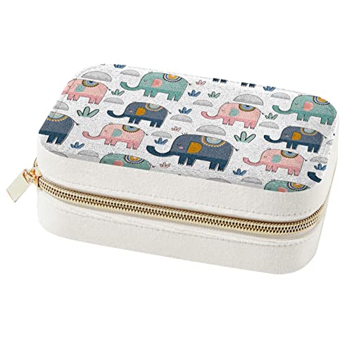 Boîte à bijoux éléphant blanche : voyagez l'esprit léger avec vos bagues