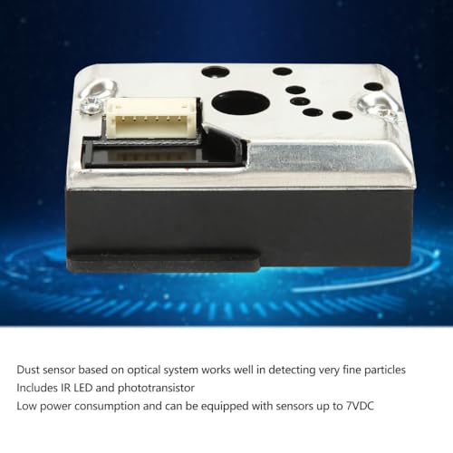 Capteur PM2.5 GP2Y1014AU0F contre la poussière invisible 5V CC