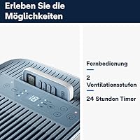De'Longhi Pinguino - Mobiles Klimagerät, für Räume bis 21,5 m², mit Luftentfeuchter & Ventilator, 8300 BTU, Leiser Betrieb, Fernbedienung, 24h-Timer, Energieeffizienzklasse A (PACES72YOUNG) – Ansicht 3