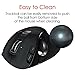ELECOM EX-G Wired Trackball Mouse, Ergonomic, Thumb Control, Smooth Tracking Roller Ball, 6 Programmable Buttons, Tilt Scroll Computer Mice for PC Mac