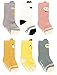 Adorel Calcetines Antideslizantes Invierno para Bebé 6 Pares Multicolor 22-25 (Tamaño del Fabricante M)