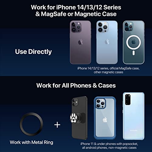 Miracase For Magsafe Car Mount [16 Strongest Magnets] Air Vent Magnetic Phone Holder For Car [Easy To Use] Hands Free Phone Mount For Car Compatible With Iphone 14 13 12 Pro Max Plus Mini All Phones #TOP4