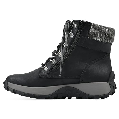 CLIFFS BY WHITE MOUNTAIN Women's Tracking Cushioned Lace-Up City Hiker Sneaker Boot4