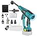 LIVOWALNY Akku Hochdruckreiniger 18V kompatibel mit Makita (ohne Akku), 82 bar mobiler Druckreiniger, bürstenlos, 6L/min, 3 Stufen, 6-in-1 Düse, tragbar für Auto, Garten, Terrasse