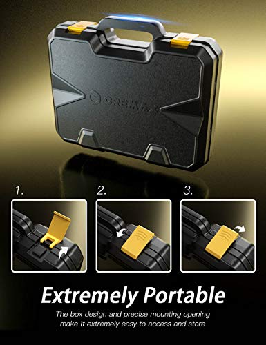 Magnetic Screwdriver Set 14 PCS Include Slotted/Phillips/Torx Precision Screwdriver, CREMAX Professional Cushion Grip and Non-Slip for Repair Home Improvement Craft