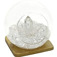 Amazon.co.jp: HIGHAWK 水晶 さざれ石 浄化用 ガラス容器