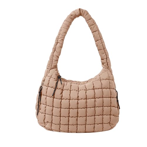 Grand sac matelassé femme léger anti-douleur épaule sac à main rembourré souple