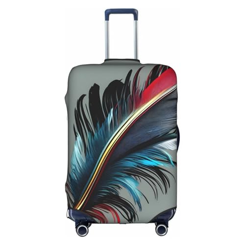 Dancing Feather Tsa Approved Luggage Cover For 18-32 Inch Suitcases Scratch-Resistant Stretch Luggage Cover