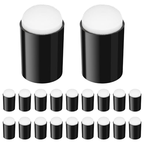 Mabor 20Pcs Finger Daubers Sponge for Painting, Face Painting Sponges for Crafting DIY, Stamping Ink, Stencil Sponges for Card Making