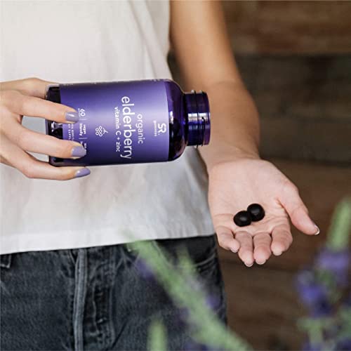 Sports Research Elderberry Gummies Concentrate With Vitamin C, Zinc & Probiotics For Immune Support & Gut Health | Usda Organic, Vegan Certified & Non-Gmo Verified (120 Gummies) #TOP2