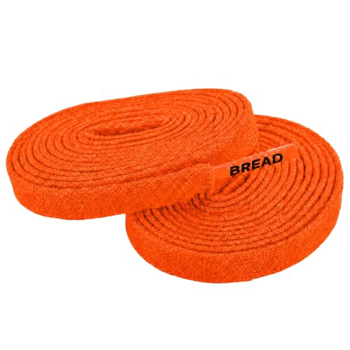 Image of Bread Elastic Shoelaces - Tie Once, Slip On Convenience - Premium Stretch Laces for Boots, Running Shoes, and Everyday Wear