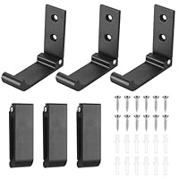 YiLUXmyyxgs Pack of 6 Foldable Wall Hooks, Black Folding Hooks, 90° Foldable Clothes Coat Hooksfor Kitchen, Bathroom, Towel, Key Hooks, Bag, Wall