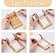 DICOSMETIC 1Pc Notizpapier Spender Aus Holz Papierrollenhalter Weizen Sticky Note Spender Mit 1 Rollen Für To Do Listen DIY Zeichnungen Notizen Kunstwerke Tägliche Besondere Ideen