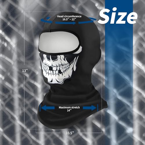Image of YESLIFE Balaclava Ski Mask for Men and Women, Winter Face Mask, Shiesty for Skiing, Snowboarding & Motorcycle