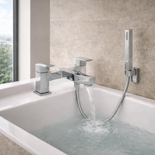 Robinet de douche et mitigeur lavabo Clever Manta pour moderniser une salle de bain familiale