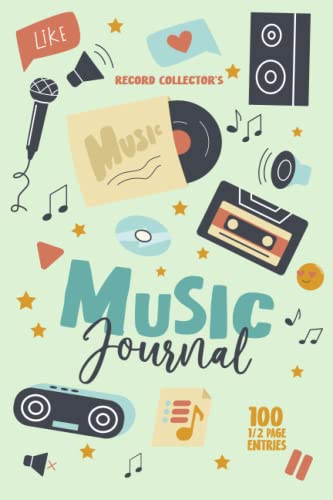 Record Collector's Music Journal: Log Your Favorite Albums (100 Half-Page Entries)