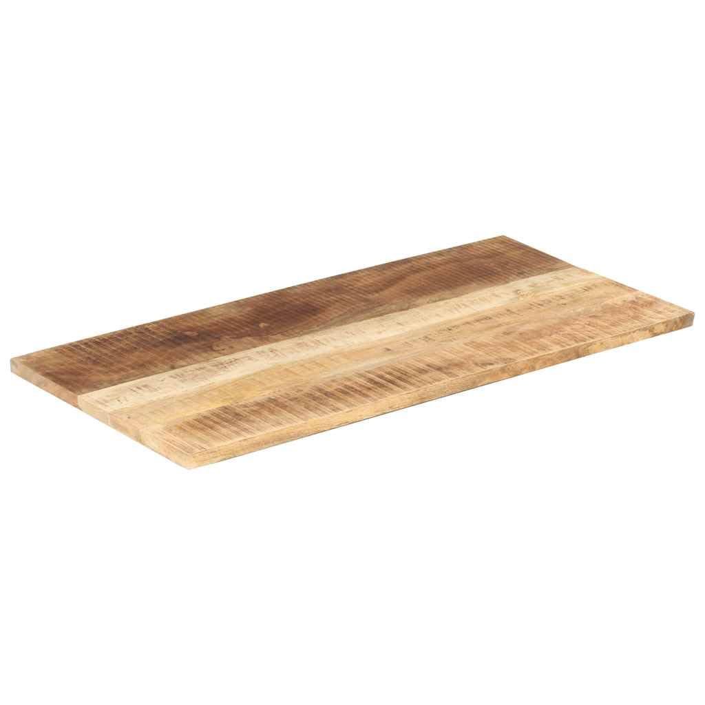 Mesa de madera maciza mango 25-27 mm 100x60 cm mesa industrial mesa de comedor rústica