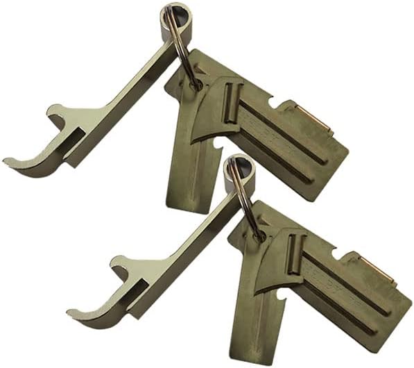 2 Sets: P-38 & P-51 US Shelby Can Openers & Bottle Opener