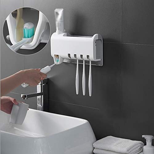 Toothbrush Toothpaste Storage Rack Toothbrush Rack Storage Box Bathroom Wall Mounted