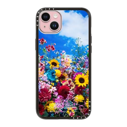 CASETiFY �R���p�N�g iPhone 15 Plus �P�[�X [MagSafe�Ή�/���^ �y��/�ϏՌ�] - Summer Crown Phone Case - �u���b�N