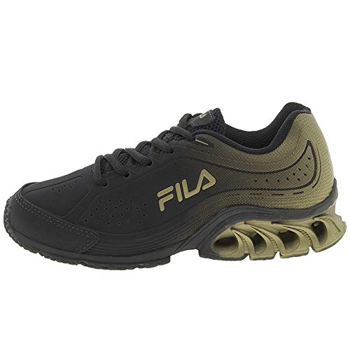 Tênis Fila Python, Infantil Preto/Dourado 35