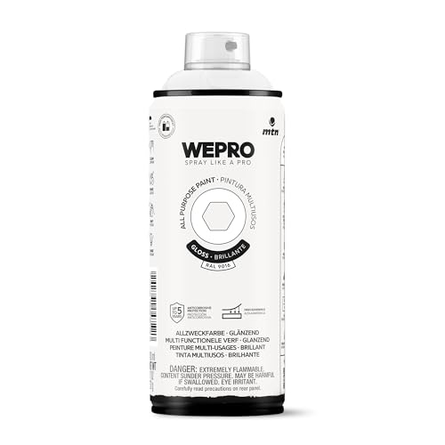 MTN WEPRO Solvent Brillante RAL 9016 Blanco Iglú, Spray 400ml