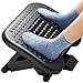 HUANUO Footrest Under Desk - Adjustable Foot Rest with Massage Texture and Roller, Ergonomic Foot Rest with 3 Height Position, 30 Degree Tilt Angle Adjustment for Home, Office