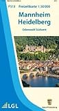 F513 Mannheim Heidelberg: Odenwald Südwest - Herausgeber: LGL 