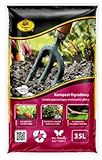 Fresh Plants Kompost - Natürlicher Gartenkompost aus Gras- und Astabfällen, 35L
