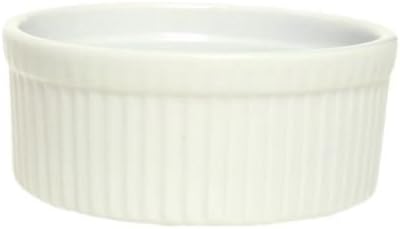 Tuxton 10 Oz. Eggshell Souffle - Case = 12