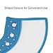 Vivifying Dog Cones for Small Dogs, Adjustable 5.7-8in Pet Cone, Lightweight Recovery Elizabethan Collar for Cats, Puppies and Mini Dogs (Blue)