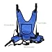 Yirepny Wheelchair Harness for Adults Straps Prevent Sliding Padded Vest Restraint Torso Support Harness Wheelchair Safety Seat Belt Blue