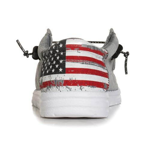 Howitzer Men's Slip-On Shoes We The People Patriot Sneakers with Camo Print Footwear4