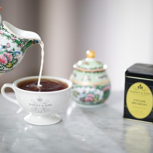 Harney & Sons English Breakfast Loose Leaf Black Tea, 4 oz Tin, China Keemun, Bold Full-Bodied Flavor for Hot or Iced Tea, Caffeinated — view 5
