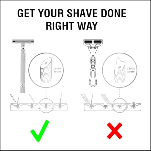 PEARL Store Pearl Shaving Double Edge Safety Razor, 4 Inch, 1 ml - Image 3