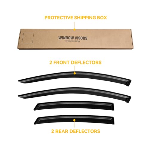 Image of Rain Guards Window Visor for 2013-2018 Nissan Altima Out-Channel