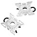 SING F LTD 2Pcs Window Lift Sliding Shoe Regulator Slider Clip Compatible with BMW E36