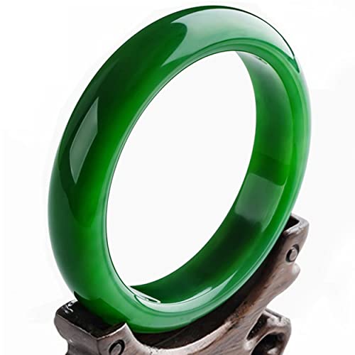 Bracelet en jade vert style chinois de haute qualité rétro 62mm