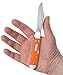 Case XX WR Pocket Knife, ORANGE SYNTHETIC COPPERLOCK ItemNumber 80508 - (41549L SS) Length Closed: 4 1/4 Inches