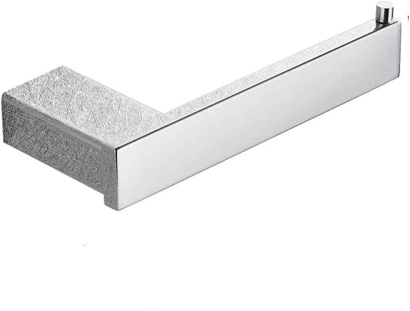 Heavy-Duty Chrome Bathroom Accessories - Robe Hook, Towel Rail, Towel Rack, Tissue Paper(Single Paper Holder)