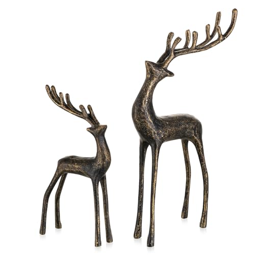 Weihnachtsdeko Hirsch Groß 25 Sziqiqi Hirsch Schwarz Deko Weihnachten: Hirsch Deko Weihnachten für...