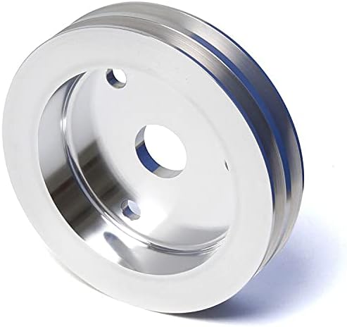 Small Block Chevy Crank Pulley,350, V-Belt - Short Water Pump