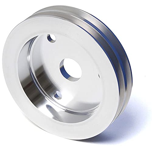 Small Block Chevy Crank Pulley,350, V-Belt - Short Water Pump