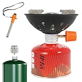 Portable Outdoor Camping Stove, With Powerful Firepower of 10000 BTU,Quickly Boil 1.5L of Water in 4 Minutes and 30 Seconds,Compatible with Propane/Butane Gas Tanks,Windproof Stove