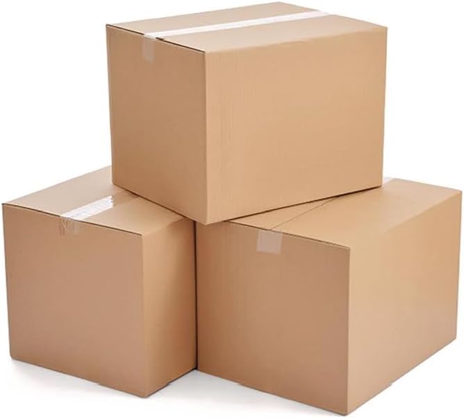 Universal Office Products 888 Cubed Fixed-Depth Corrugated Shipping Boxes, Regular Slotted Container (RSC), Medium, 8 X 8 X 8, Brown Kraft, 25/Bundle