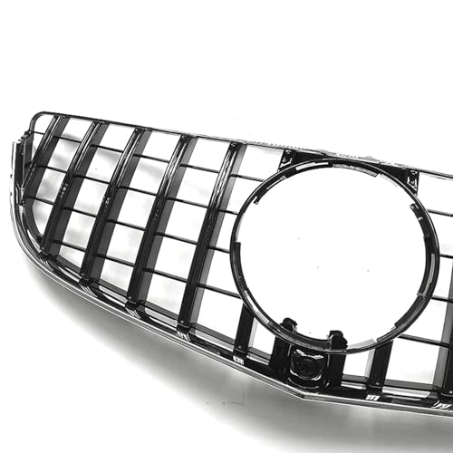 Malla de parachoques superior plateada para E Coupé W207 C207 de acabado elegante 6