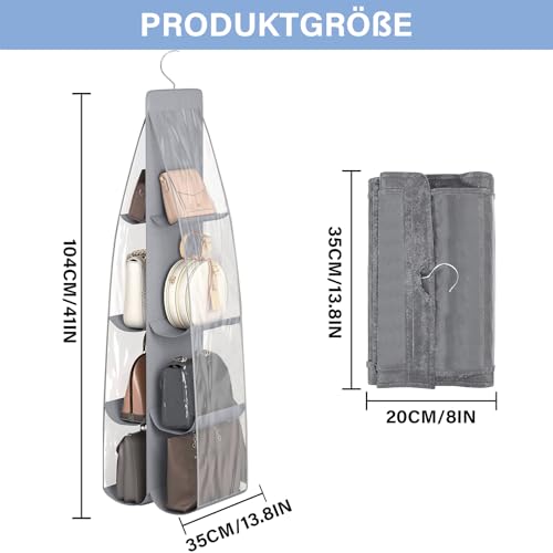 DYDHRER Porta Borse da Armadio, 2 Pezzi Organizer