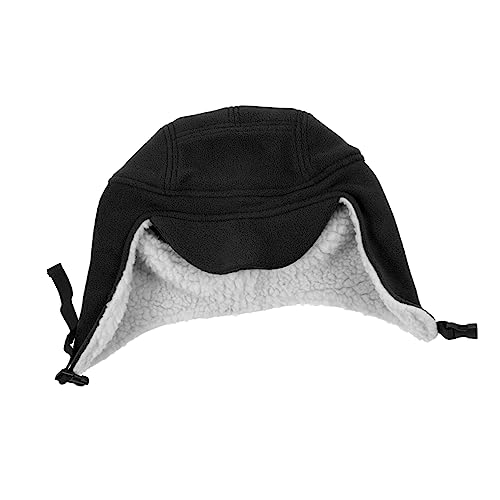 WOFASHPURET 3 Pcs Hat for Outdoor Unisex Earflap Outdoor Hat Cold-Resistant Made of Polyester Fleece