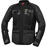 IXS Venture-GTX 1.0 impermeabile Giacca tessile moto, nero/grigio, M