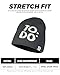 CLAPE Streetwear Y2K Beanie Letter Graphic Knit Hat Hip Hop Skull Cap Trendy Fashion Beanies for Men & Women